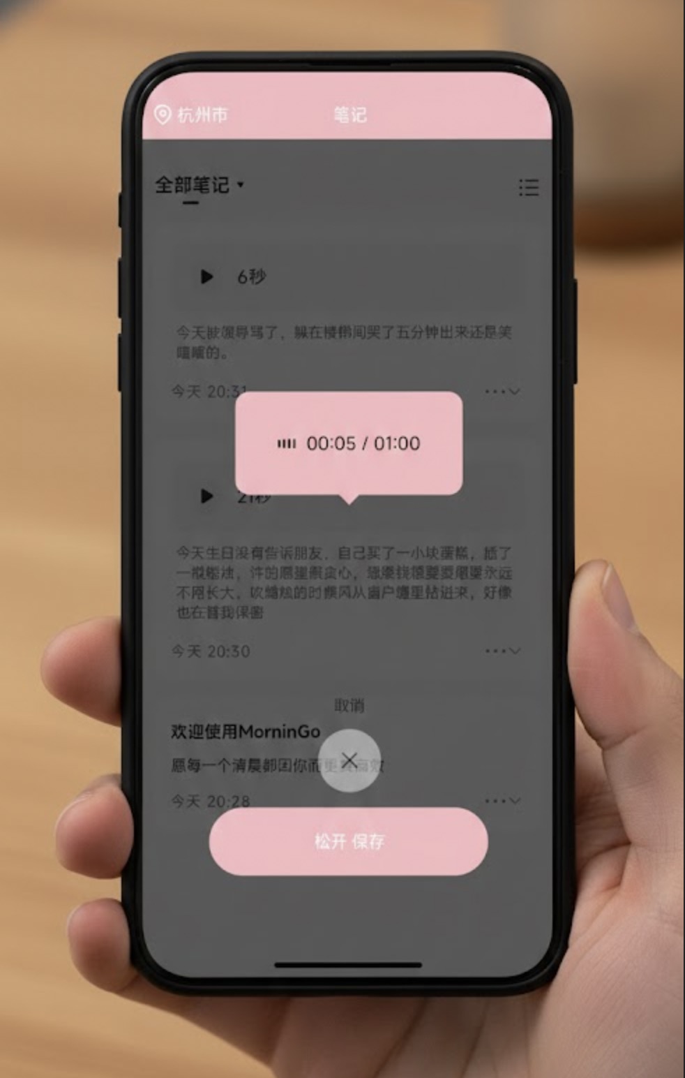 [录音功能界面预览]